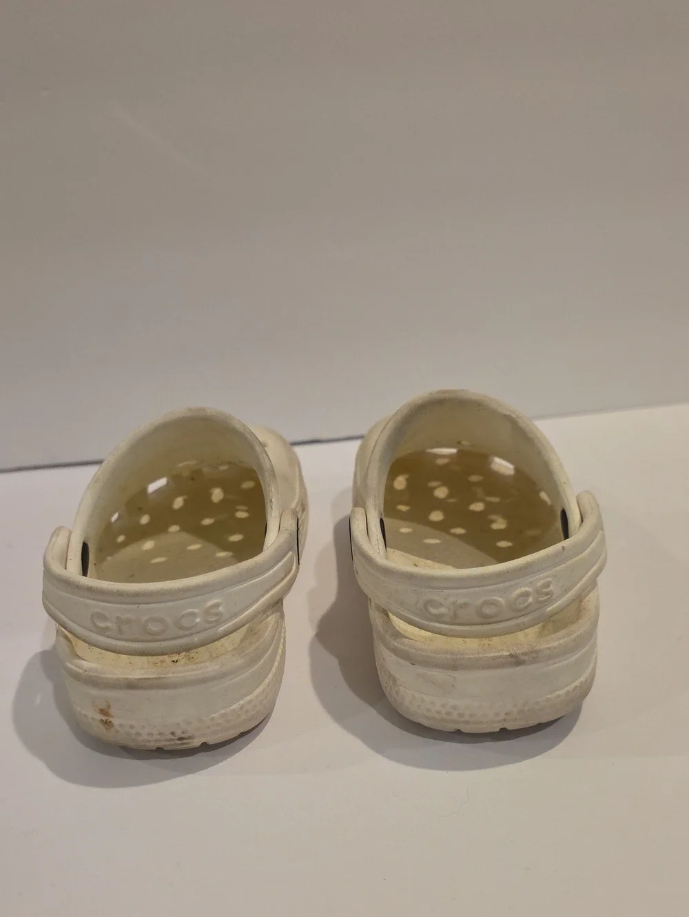 Kids White Slip-On Clogs - Comfortable Water-Friendly Shoes Crocs Size 9 C9